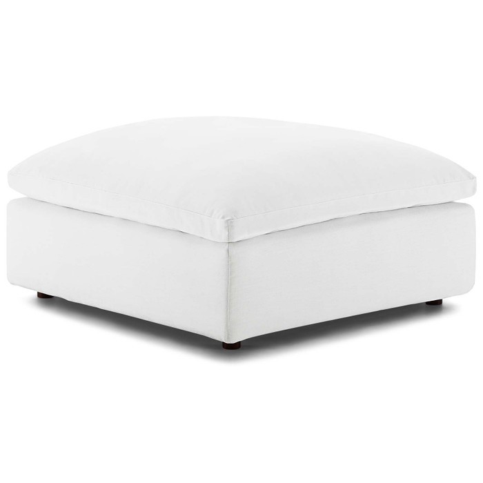 EEI-3318-WHI Commix Down Filled Overstuffed Ottoman By Modway