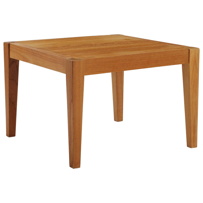 EEI-3431-NAT Northlake Outdoor Patio Premium Grade A Teak Wood Side Table By Modway