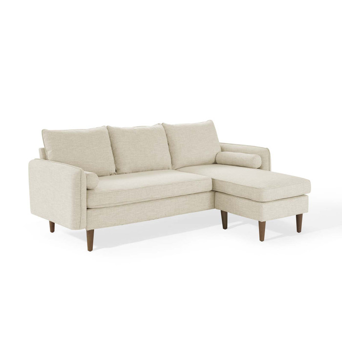 EEI-3867-BEI Revive Upholstered Right Or Left Sectional Sofa By Modway