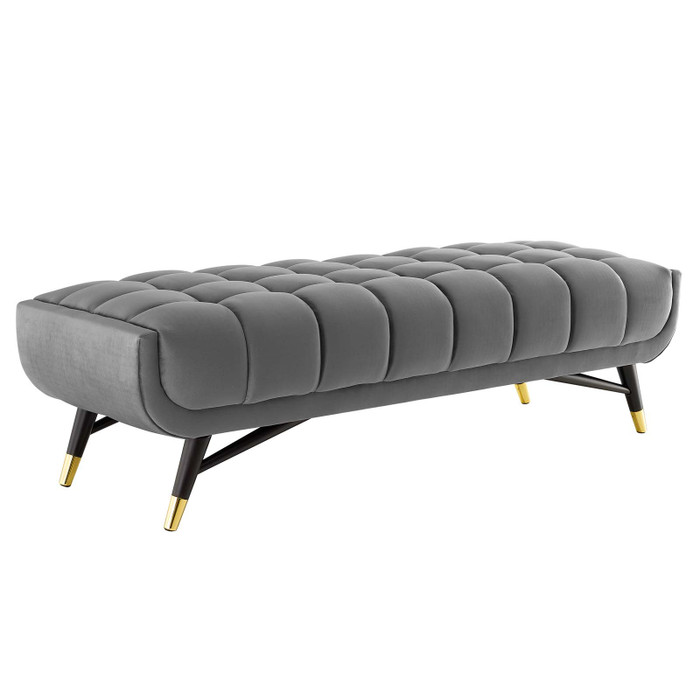 EEI-4241-GRY Adept 60" Performance Velvet Bench By Modway