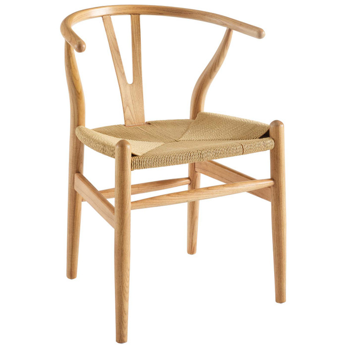 EEI-552-NAT Amish Dining Wood Armchair By Modway