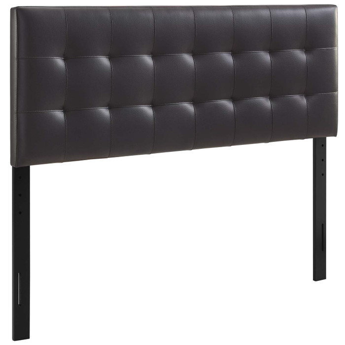 MOD-5130-BRN Lily Queen Upholstered Vinyl Headboard By Modway