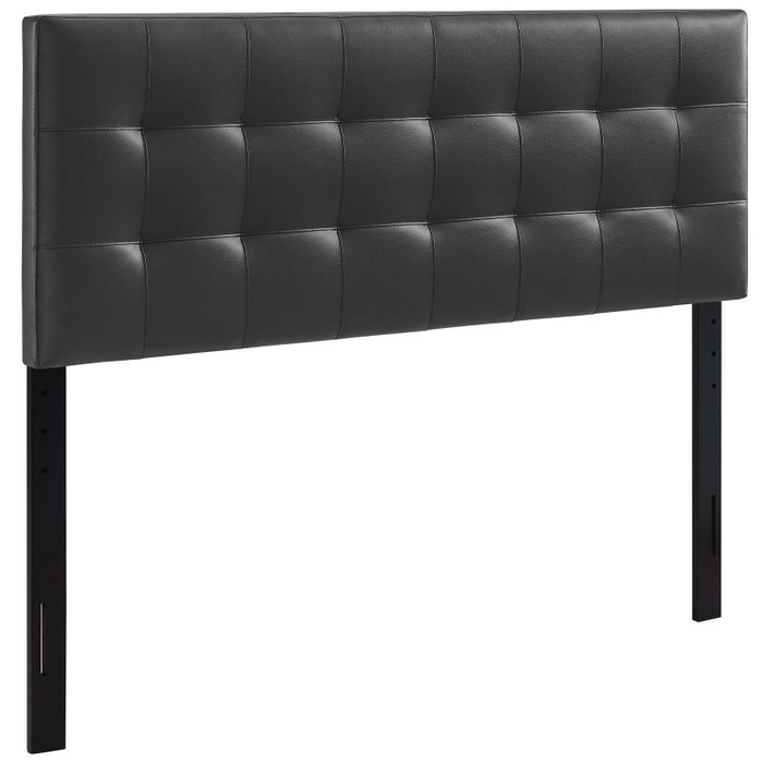 MOD-5147-BLK Lily Full Upholstered Vinyl Headboard By Modway