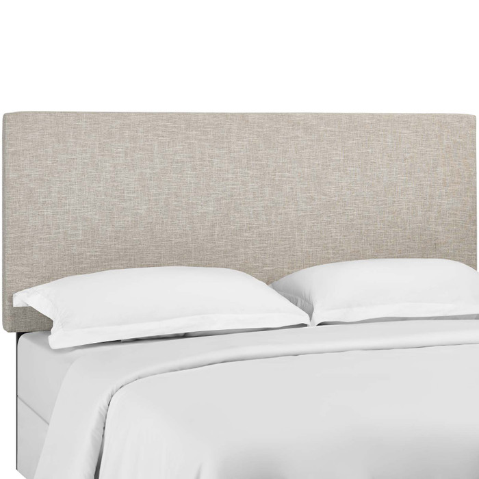 MOD-5883-BEI Taylor King And California King Upholstered Linen Fabric Headboard By Modway