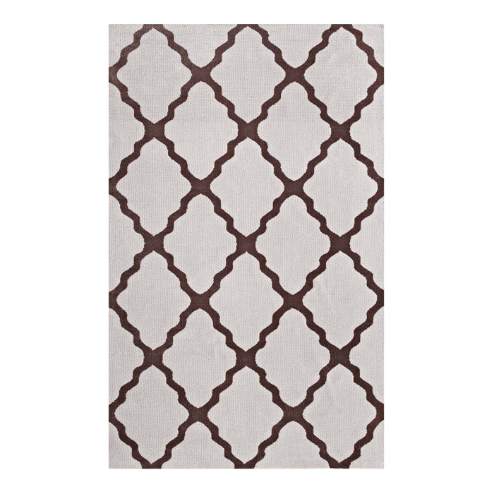R-1003E-58 Marja Moroccan Trellis 5X8 Area Rug By Modway