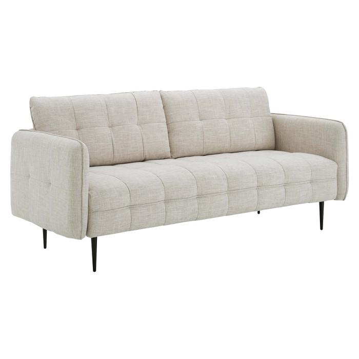 EEI-4451-BEI Cameron Tufted Fabric Sofa By Modway