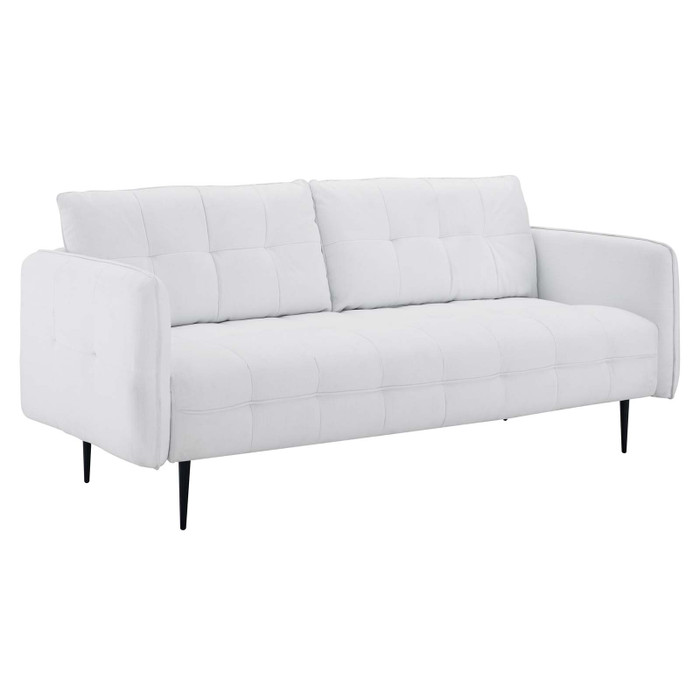 EEI-4451-WHI Cameron Tufted Fabric Sofa By Modway