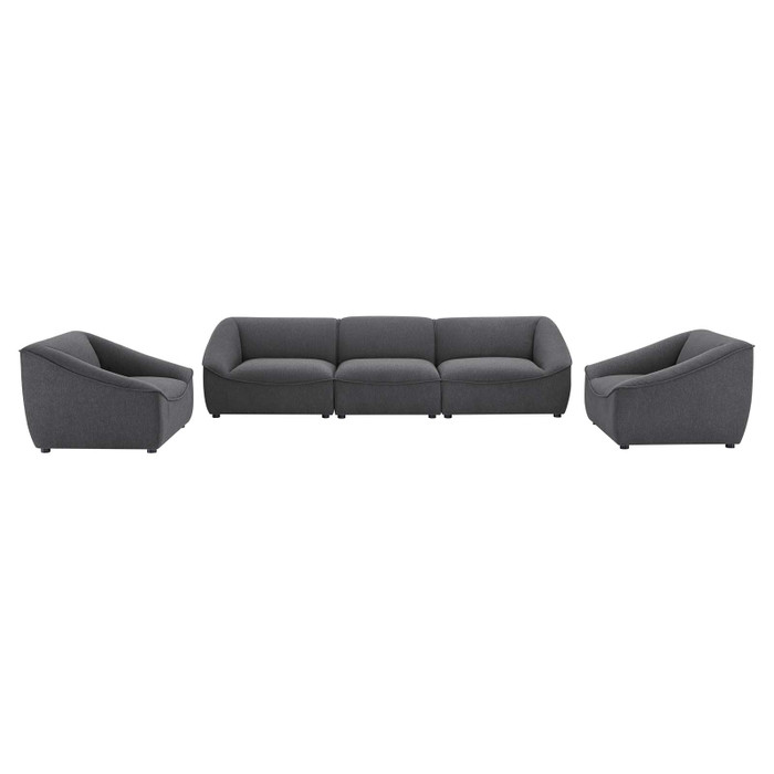 EEI-5407-CHA Comprise 5-Piece Living Room Set By Modway