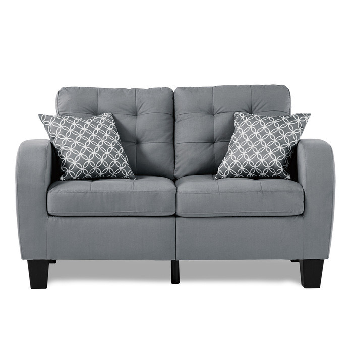 Sinclair Love Seat 8202GRY-2