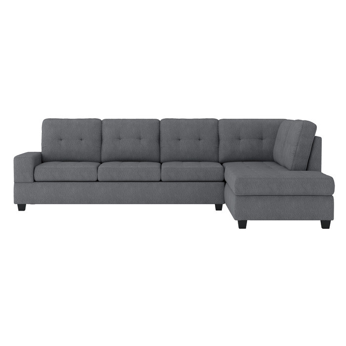 Maston 2-Piece Reversible Sectional With Chaise 9507DGY*SC
