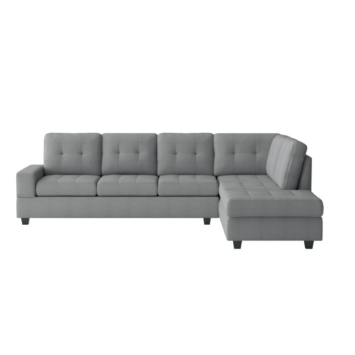 Maston 2-Piece Reversible Sectional With Chaise 9507GRY*SC