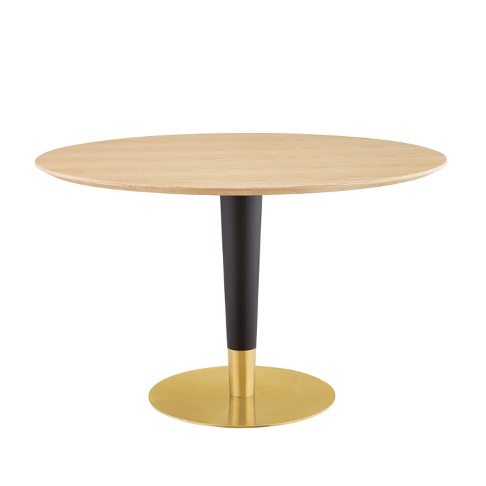 EEI-5147-GLD-NAT Zinque 47" Dining Table By Modway