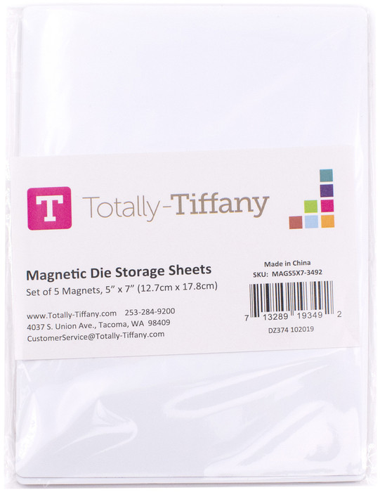 Totally-Tiffany Magnetic Storage Sheets-5"X7" (Pack Of 2) 631427