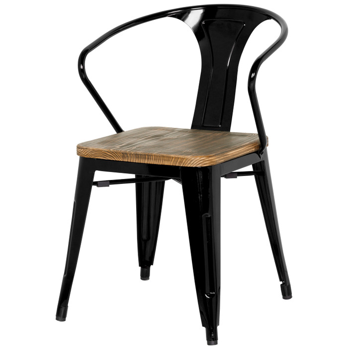 Metropolis Metal Arm Chair,Set Of 4 938730-B