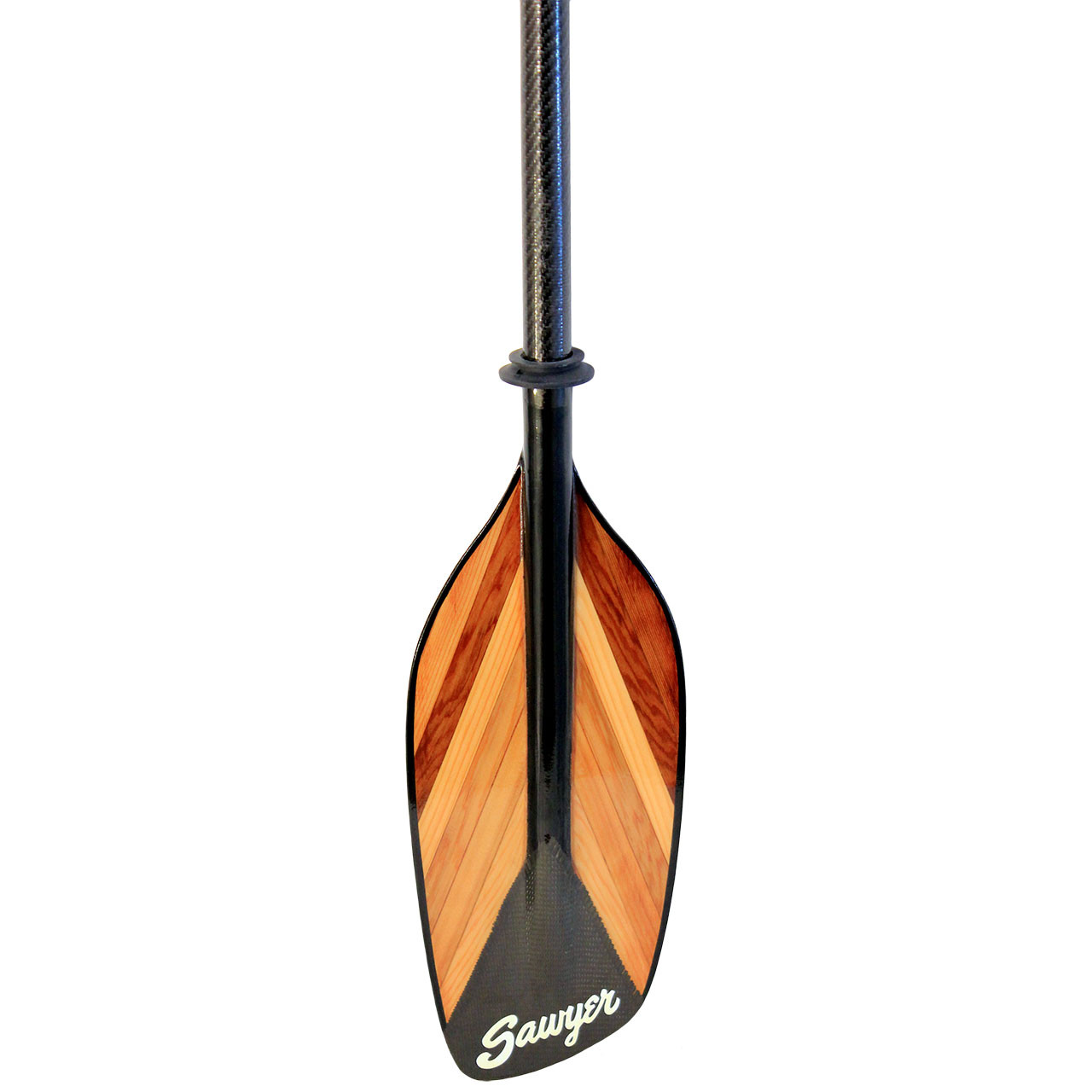 Sawyer Orca V-LAM Kayak Paddle | High-Angle Carbon & Cedar Paddle