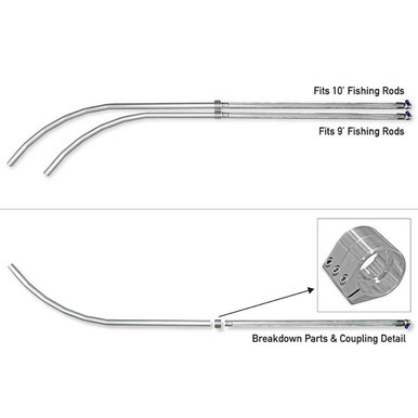 Down River Fishing Rod Holder - Main Image