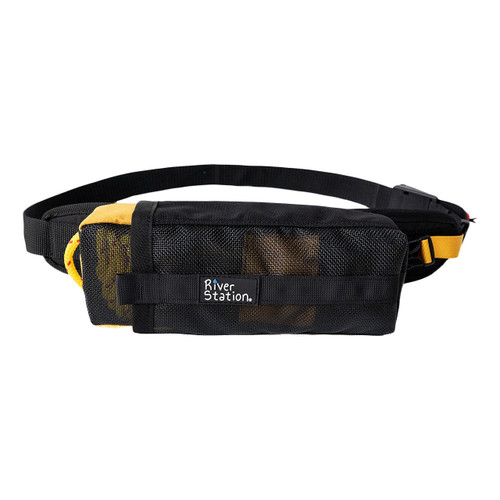 River Station GuideLaunch Waist Throw Bag - Black/Gold
