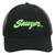 Sawyer Logo Trucker Hat - Green Logo Front