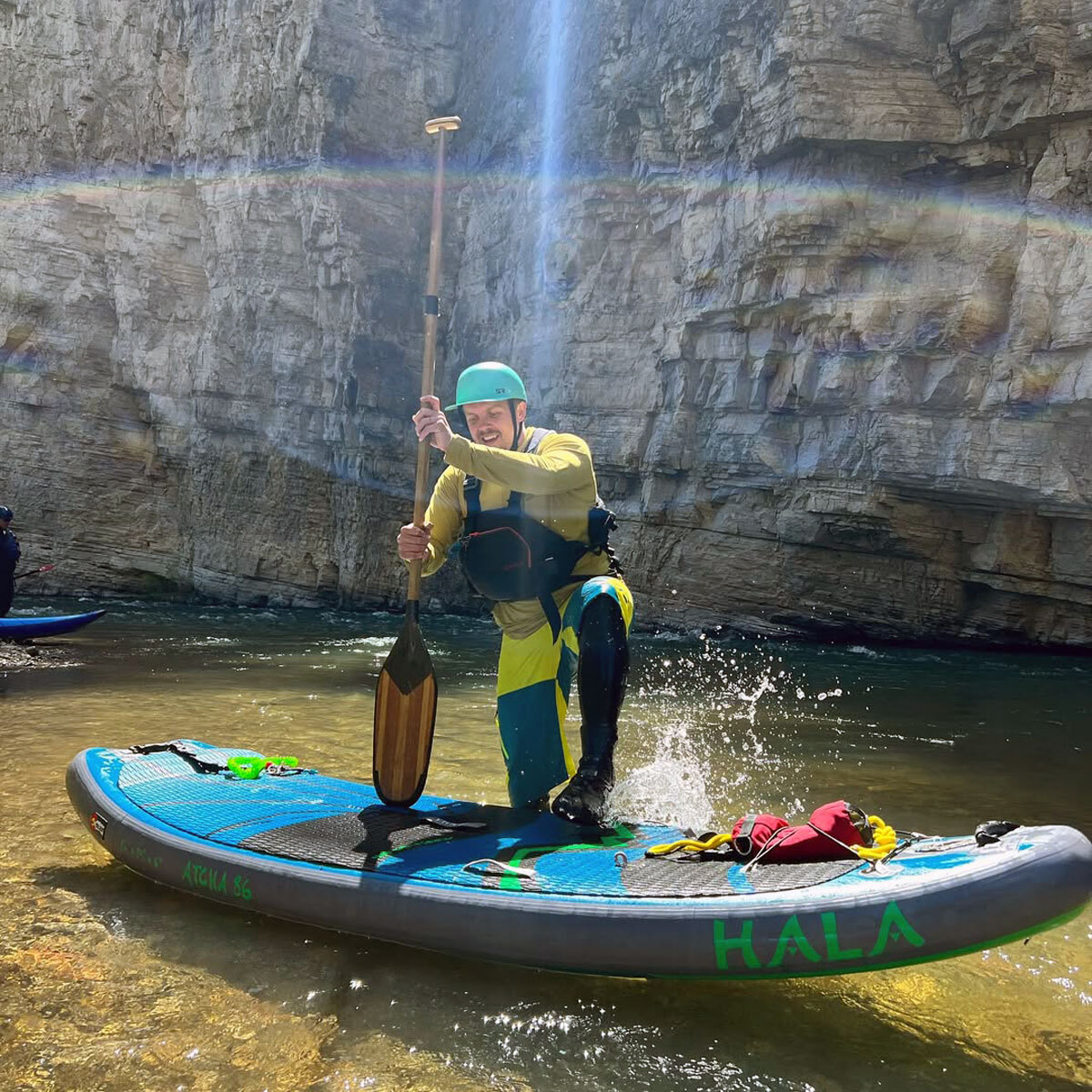Chad Dokken with SuperStyk Whitewater SUP Paddle