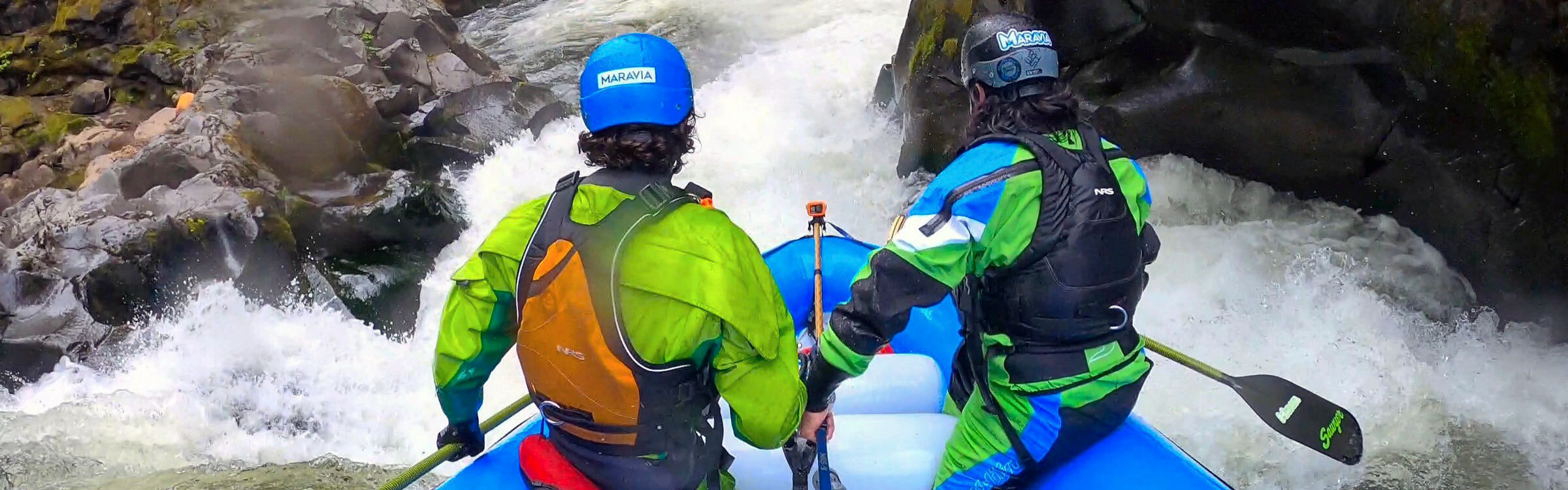 Doug Izzo whitewater rafting in Oregon
