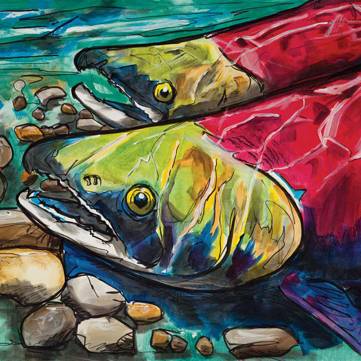 Ed Anderson Sockeye artwork