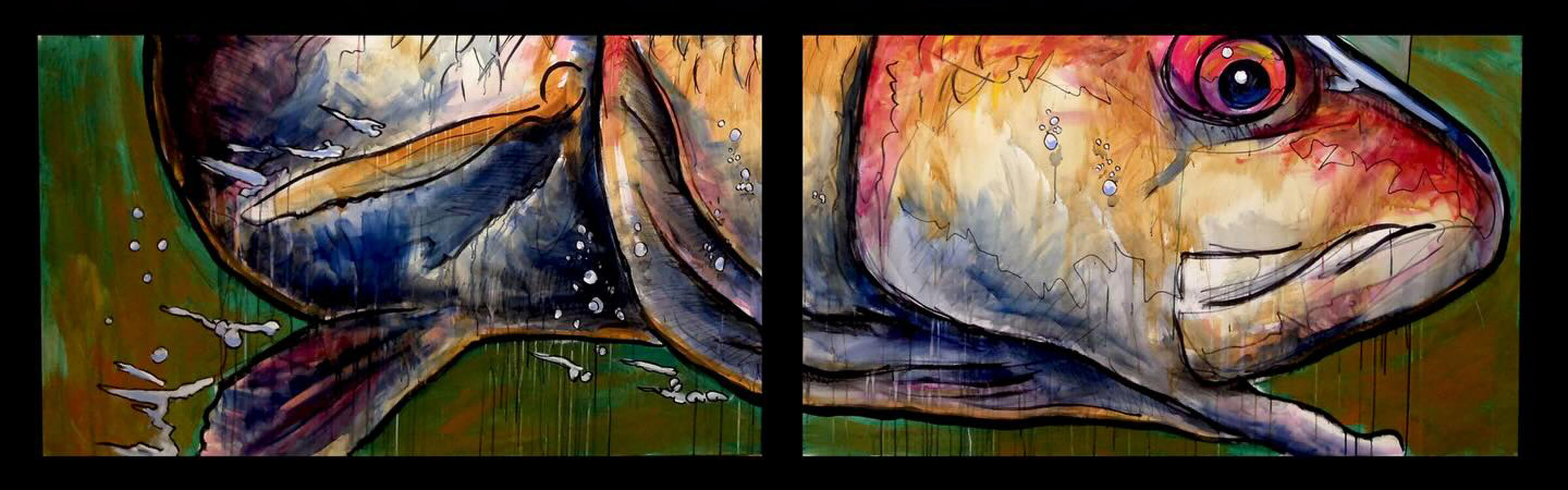 Ed Anderson artwork for Sawyer Paddles and Oars