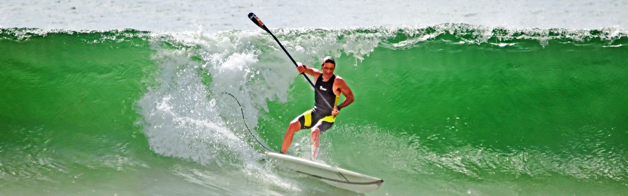 Fabio Giacomini stand up paddle surfing in Italy