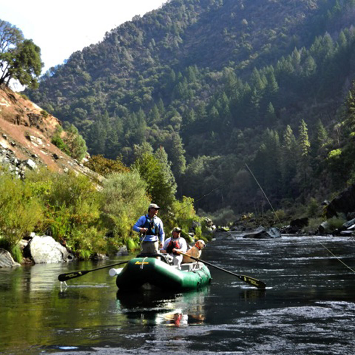 Sawyer SquareTop oars on the water