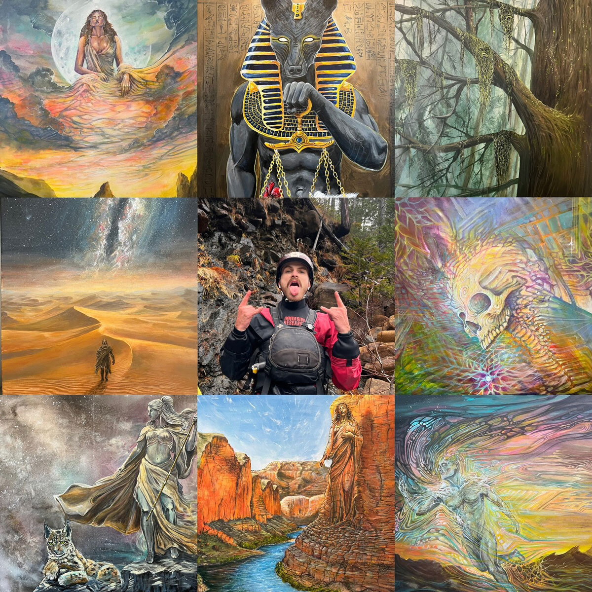 Ian Gannon river-inspired artwork