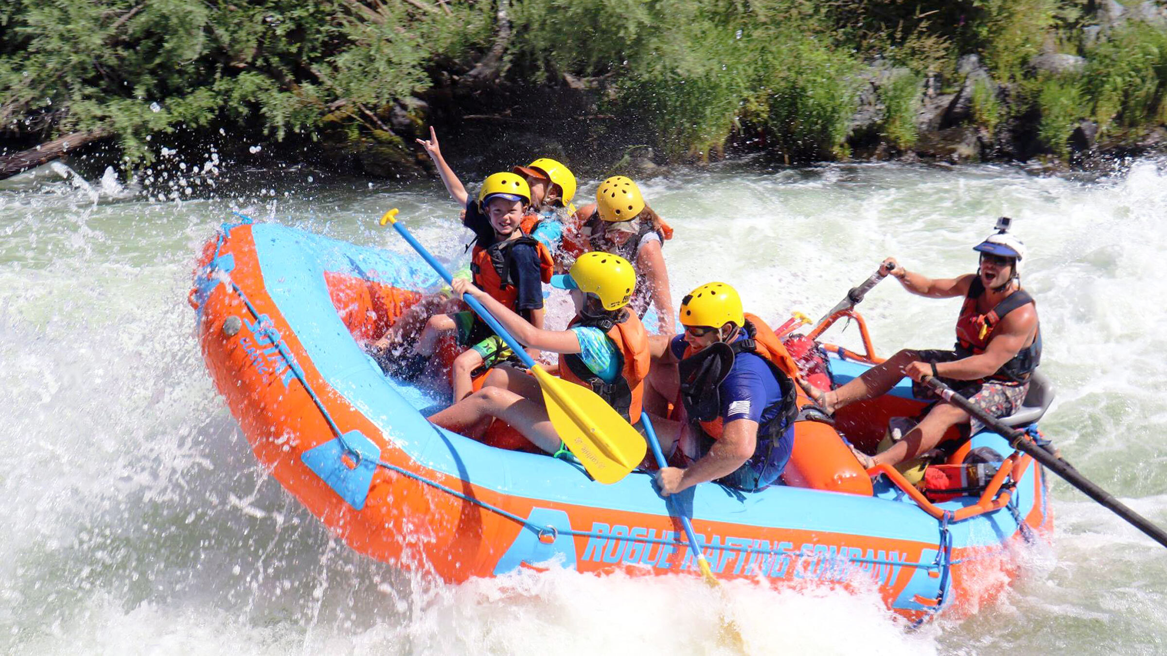 Guided Rogue River rafting trip