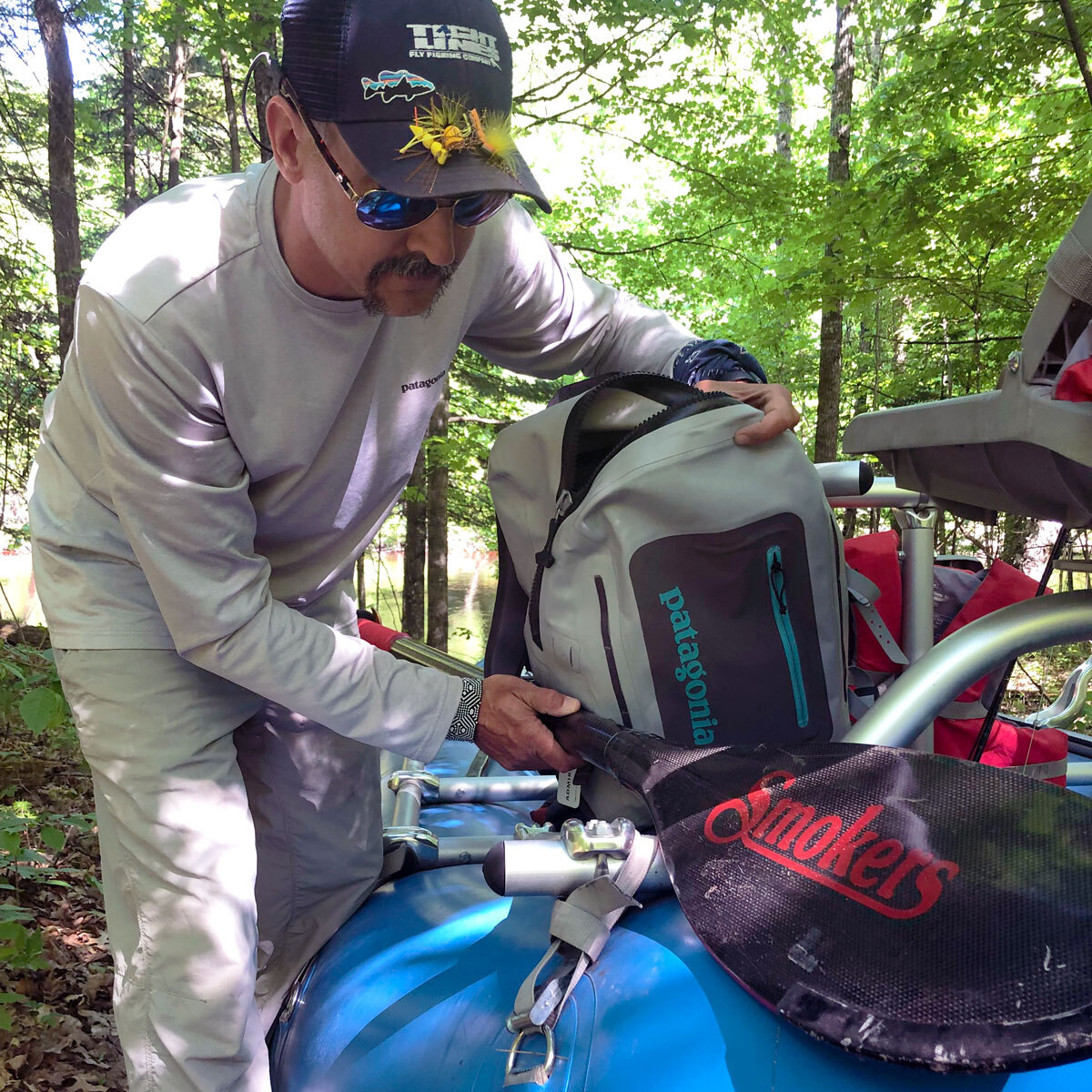 Tim Landwehr guiding fly fishing trips