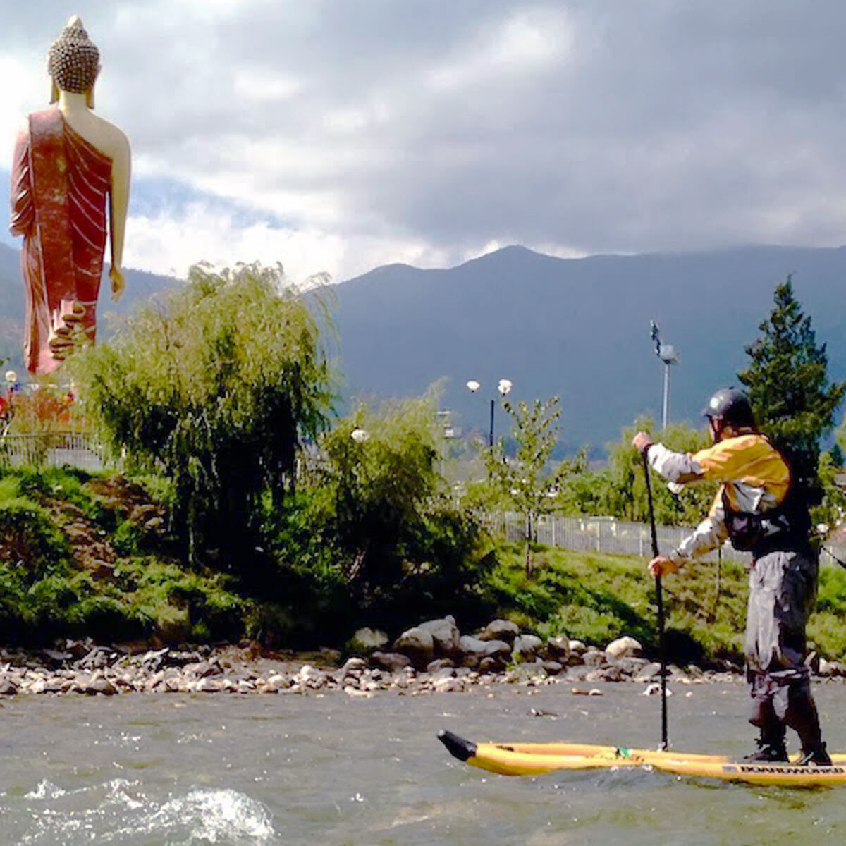 Zach Collier guiding whitewater expeditions