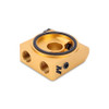 M22 x 1.5 Oil Sandwich Plate w/ Rear-Mounted Thermostat