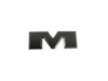 Logo achterklep "M" zwart 19+