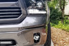 Morimoto mistlamp Dodge Ram gemonteerd en uit