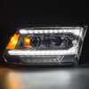 AlphaRex 09-18 Dodge Ram 2500 LUXX LED Proj Headlights Plank