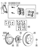 Revisie kit remklauw voorzijde RAM 1500 06-13