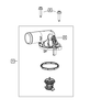 Thermostat Housing 3.6L V6 - Ram1500 2014-2018/2019+ Classic