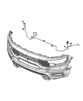 Front Fascia Wiring - Ram 1500 2021-2024