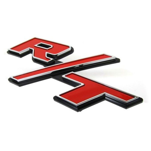 Logo RAM R/T rood met chroom grill