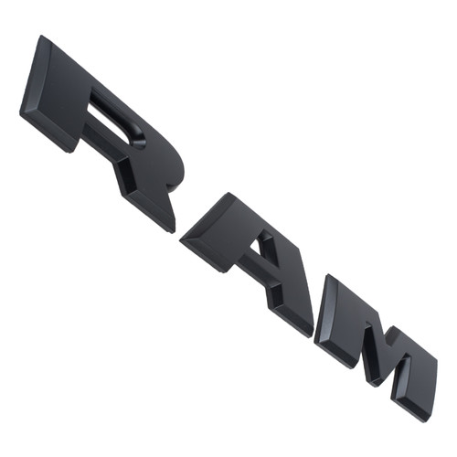 Logo voordeur "RAM" zwart 19+
