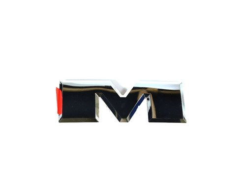 Logo letter "M" achterklep 19