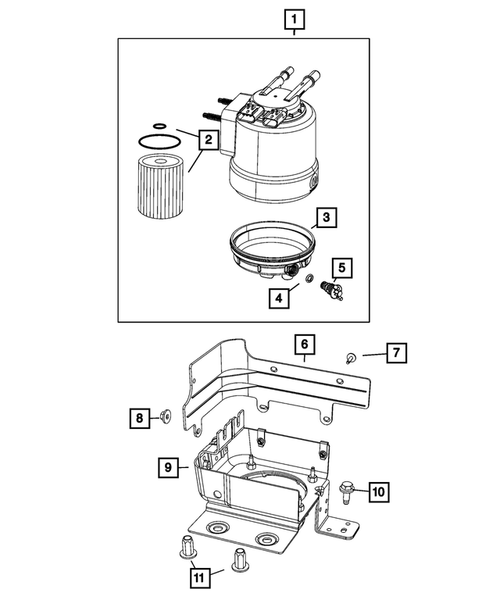 FILTER KIT, FUEL/WATER SEPARATOR