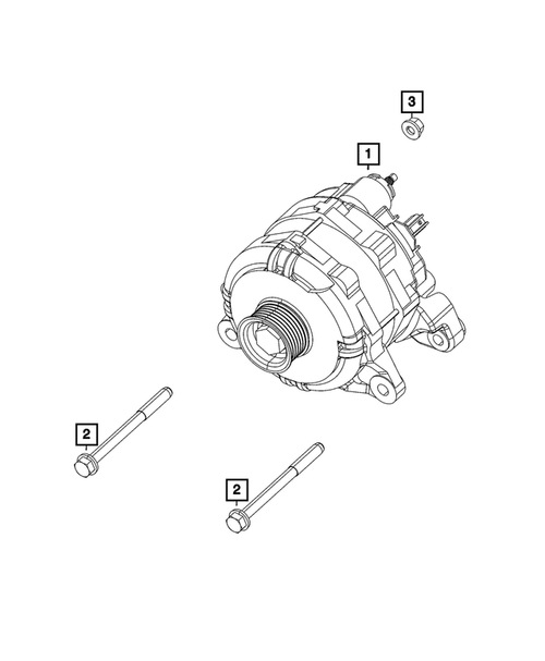 Dynamo 220 Ampere RAM 1500 5.7 HEMI OEM