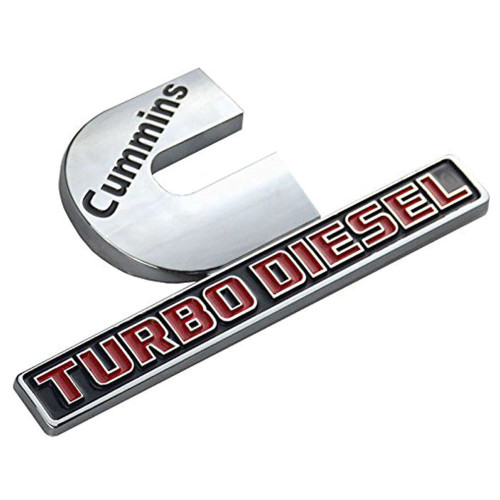 Logo CUMMINS turbo diesel zwart