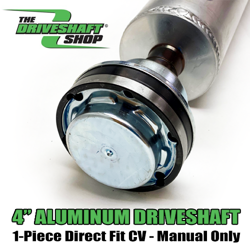 DSS 4'' Aluminum 1-Piece CV Driveshaft Challenger automatic