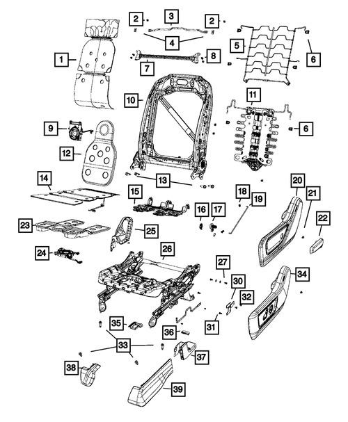 Front Seat Shield - RAM 1500 19+