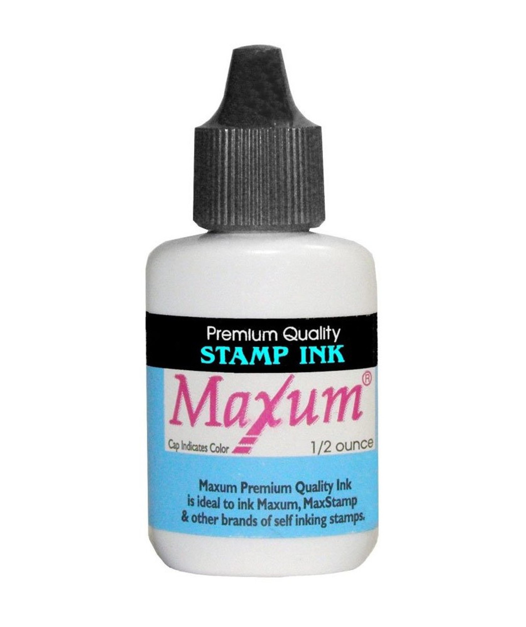 Maxum Premium Quality Stamp Ink 1/2 oz Bottle