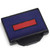 Trodat 5430 Professional Heavy Duty Replacement Ink Pad 2 Color Red and Blue