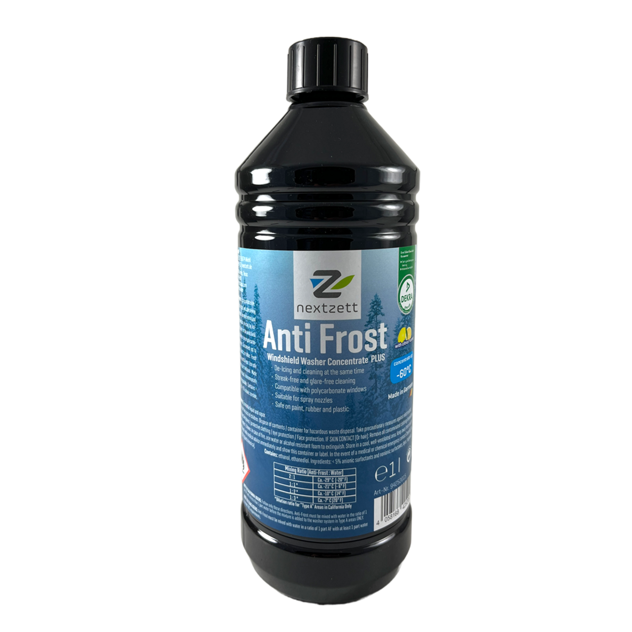 Anti Frost Windshield Washer Fluid Concentrate 33.8 oz (1 liter)